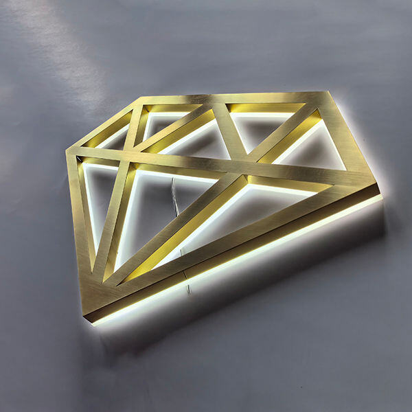 metal logo sign-0
