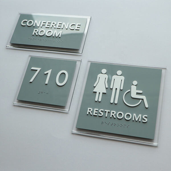 Braille Room Number Signs in Hotels