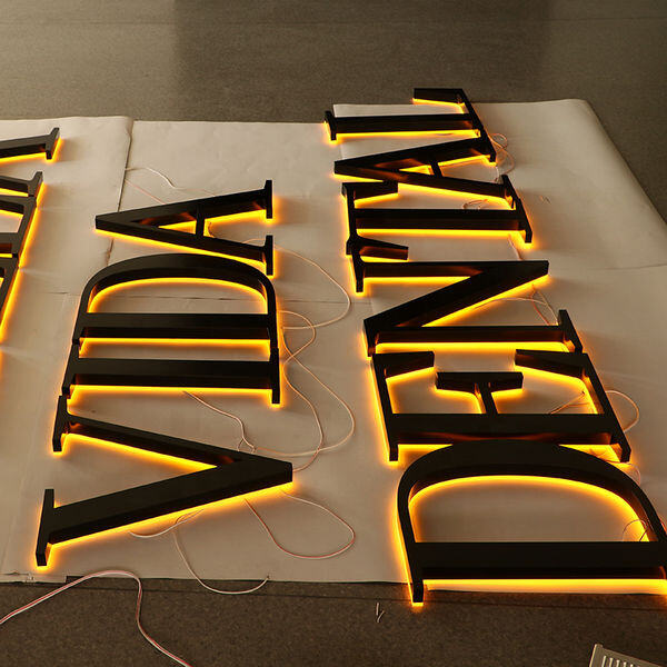 How lit letters can transform ordinary space into an extraordinary one.