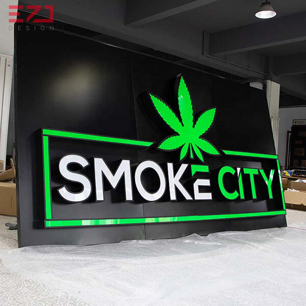 Versatile LED name board for indoor or outdoor use