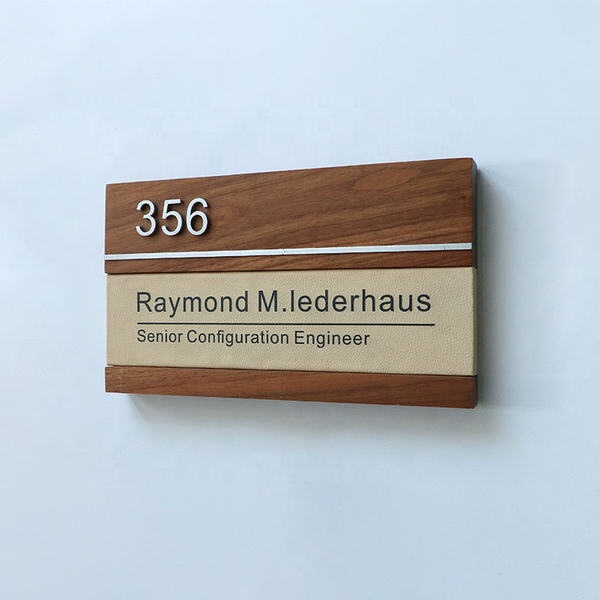 Make a Statement with Bespoke Door Name Plates