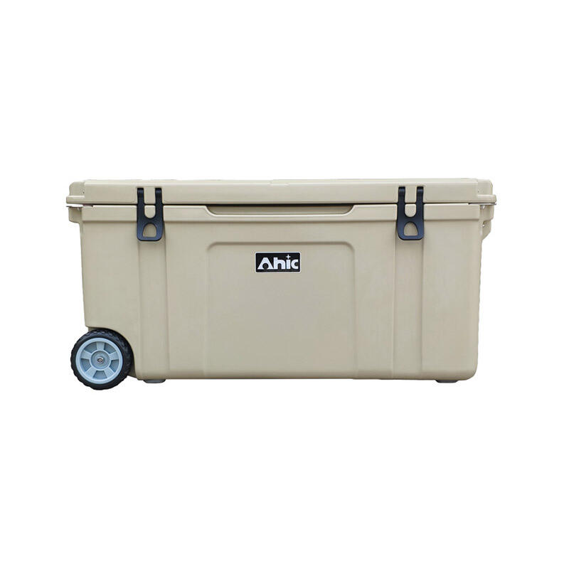 AHIC DL120 Ice Chest on Wheels - Cube-Shaped Design, Cold Food & Drinks