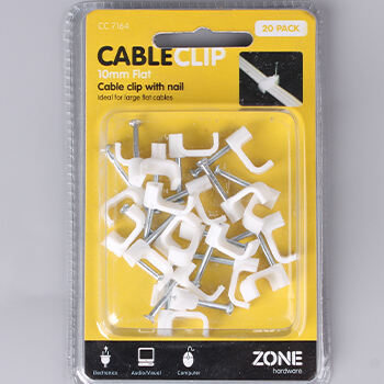 Flat cable clip