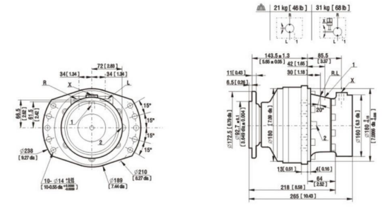 Fast Delivery Poclain MS250 Radial Piston Hydraulic Motor Cast Iron Standard ISO Hydraulic Drive Field/kinds Hydraulic Hose supplier