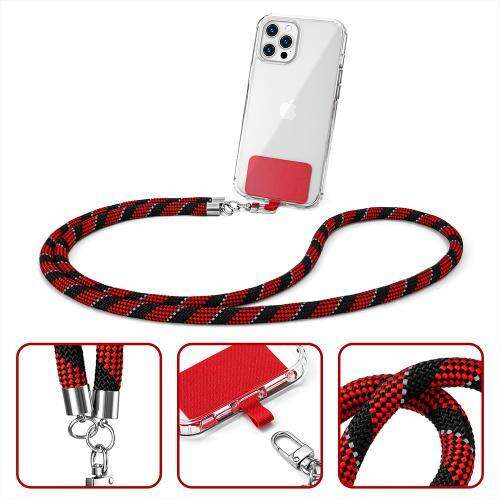 Hot Sell Cell phone case with lanyard neck strap with Patch