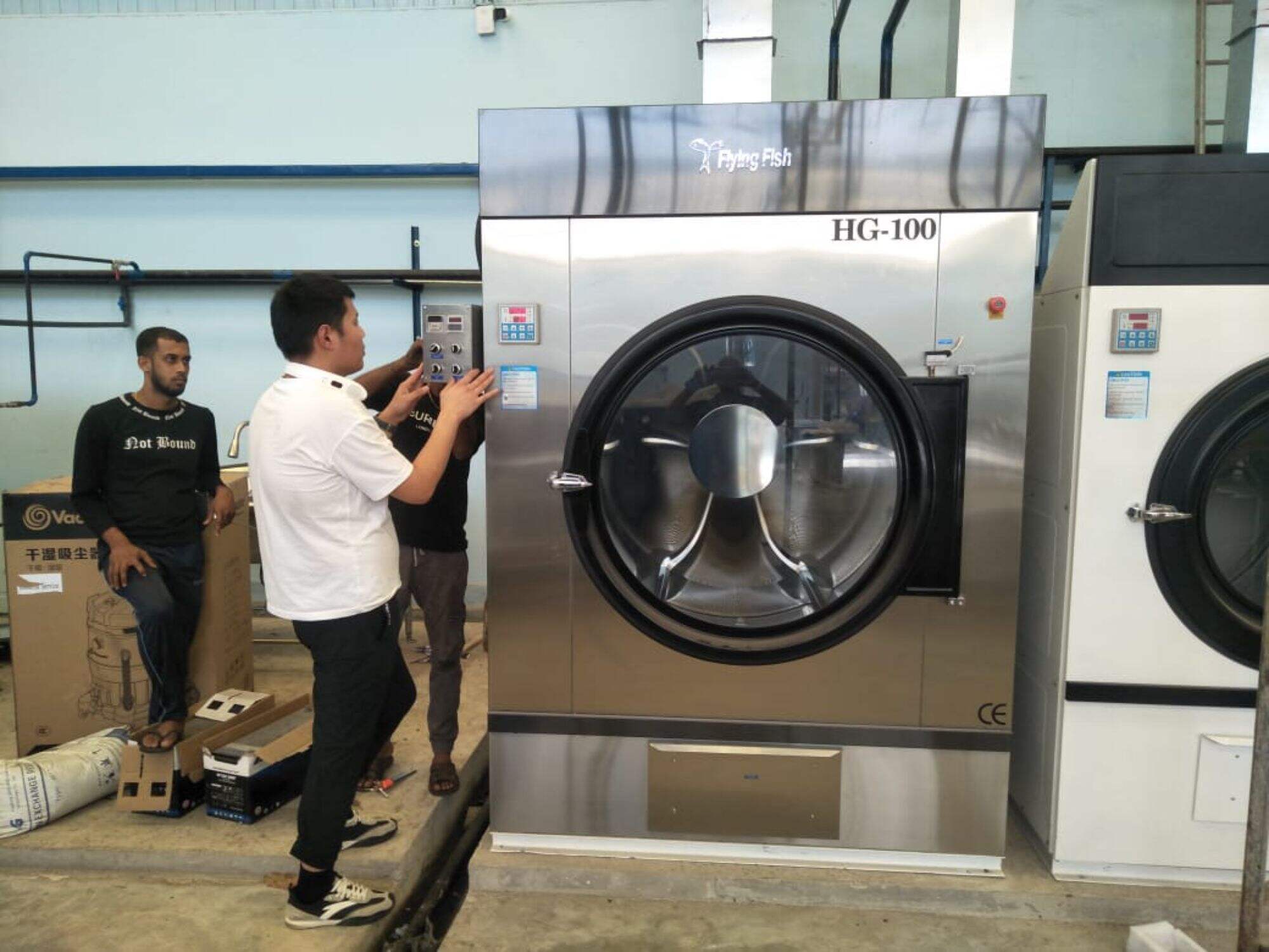  customer's laundry room