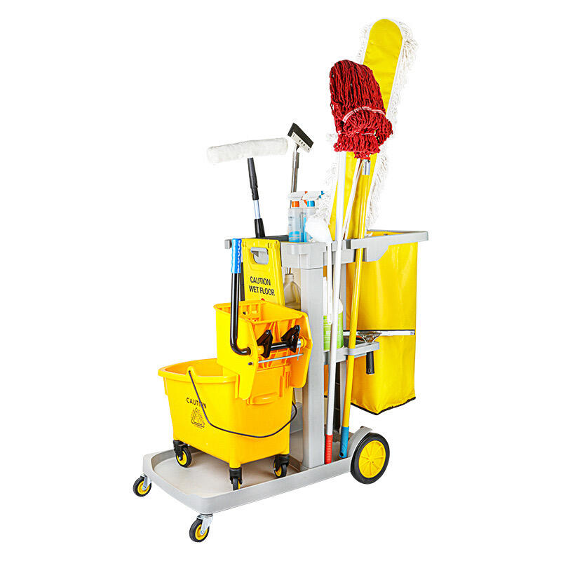 Platform Janitorial Cart Housekeeping Cart for Cleaning details