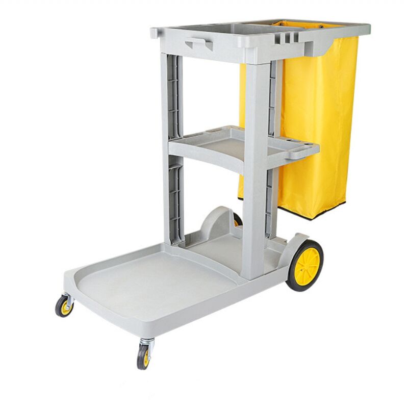 Platform Janitorial Cart Housekeeping Cart for Cleaning factory