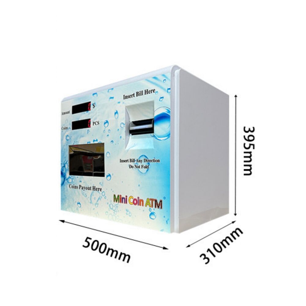 Mini Wall Mounted Coin Token Changer Machine for Coin Vending Machine Washing Laundry Machine details