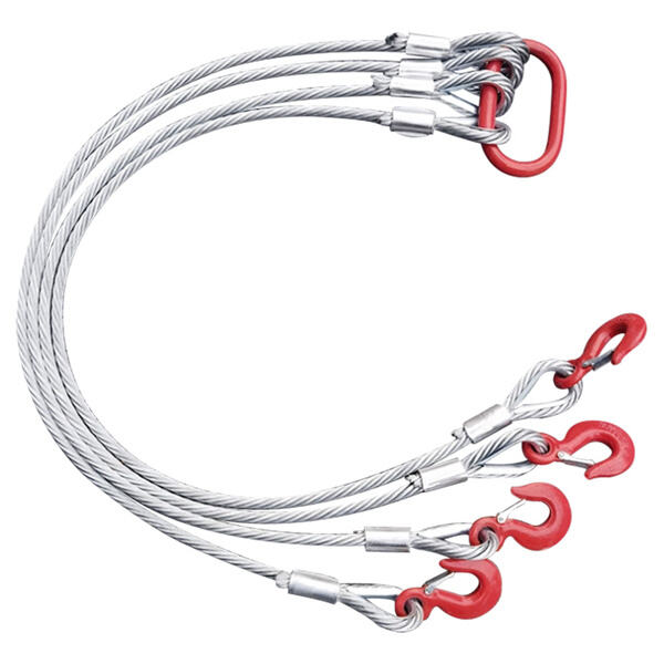 Count on the wire rope sling with hook for consistent and dependable performance in your industrial lifting tasks.