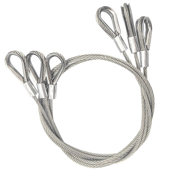 How to properly inspect and maintain a four leg wire rope sling for safety.