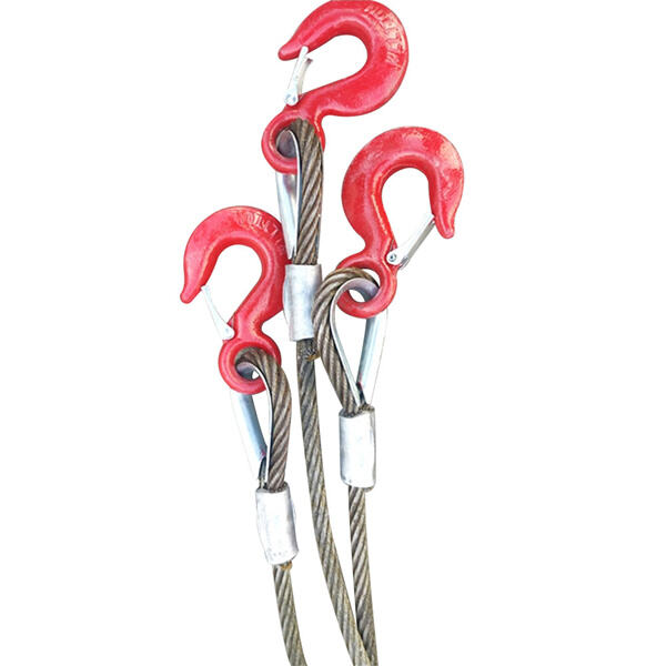Understanding the different configurations and designs of four leg wire rope slings.