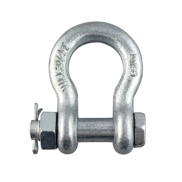 How to ensure the safety and durability of bow type shackles in use