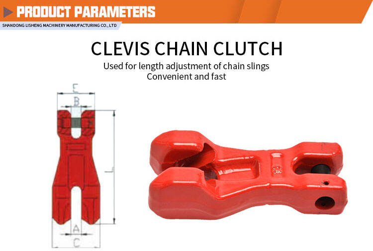 G80 Alloy Steel Clevis Chain Clutch For Adjust Chain Length manufacture