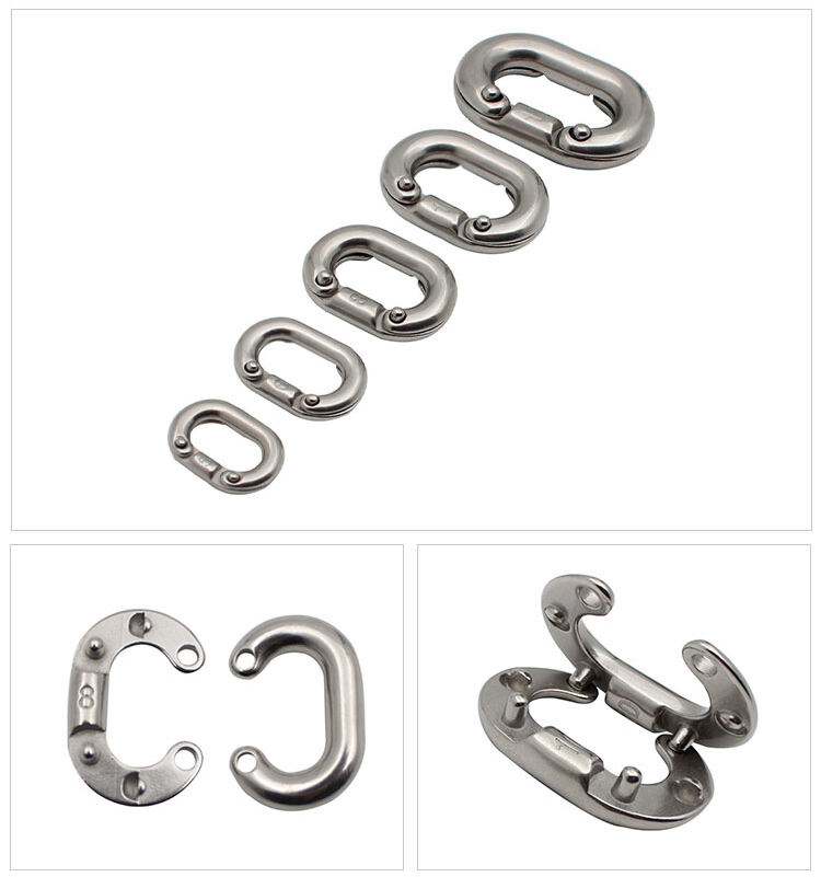 Stainless Steel 316 Quick Link C Link C Connected Ring for Chain supplier