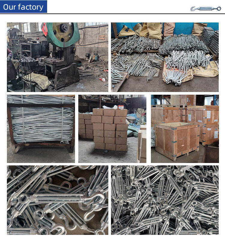 JIS Open Body Galvanized Turnbuckle Steel Eye Hook Turnbuckle Wholesale Price supplier