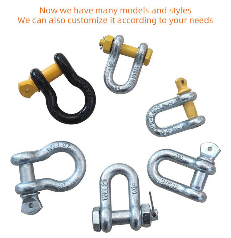 Shackle bolt forged G2150 bolt type d ring shackle supplier