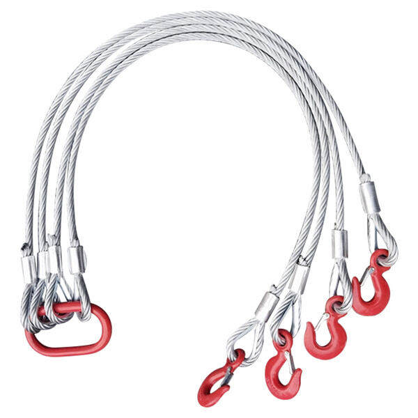 The importance of training and certification for using four leg wire rope slings in the workplace.