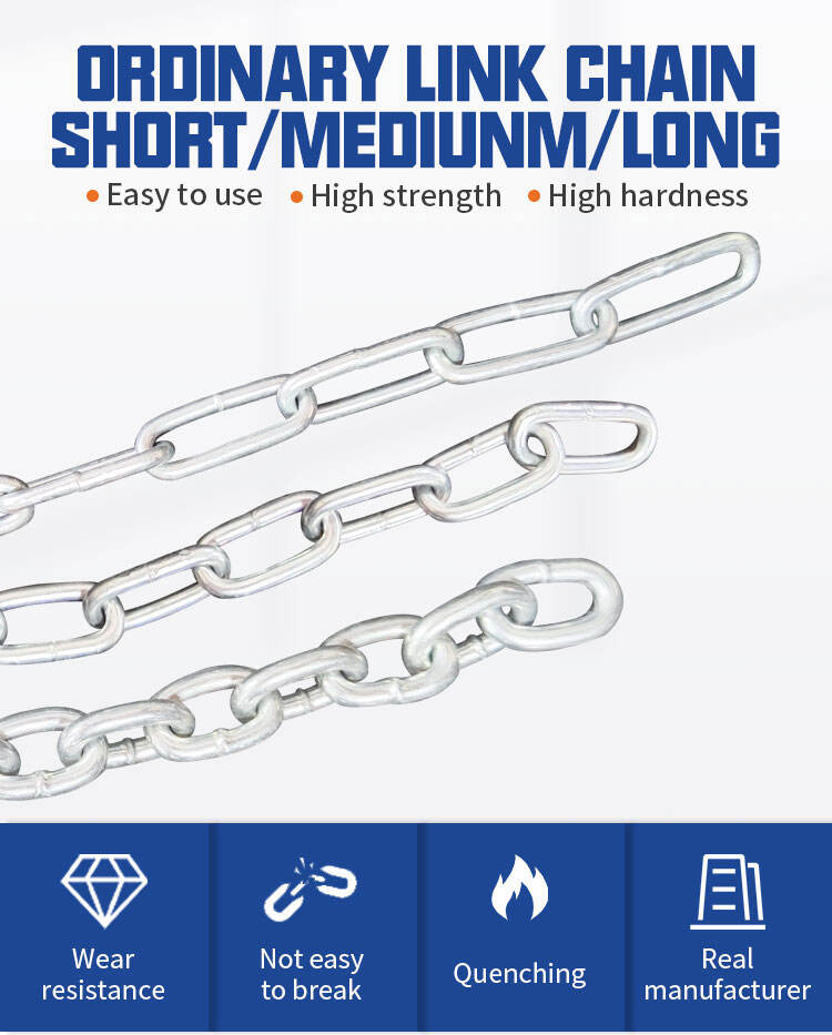 G30 carbon steel Q235 welded link chain galvanized short link chain supplier