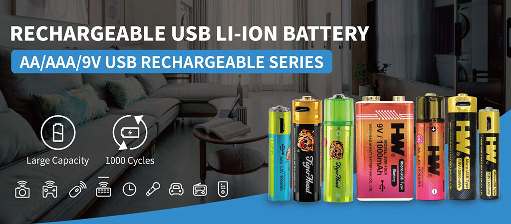 USB Rechargeable Batteries