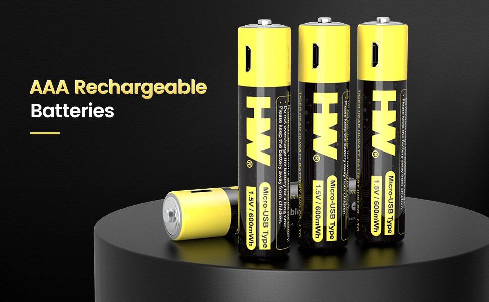 Micro USB AA Rechargeable Li-ion Battery details