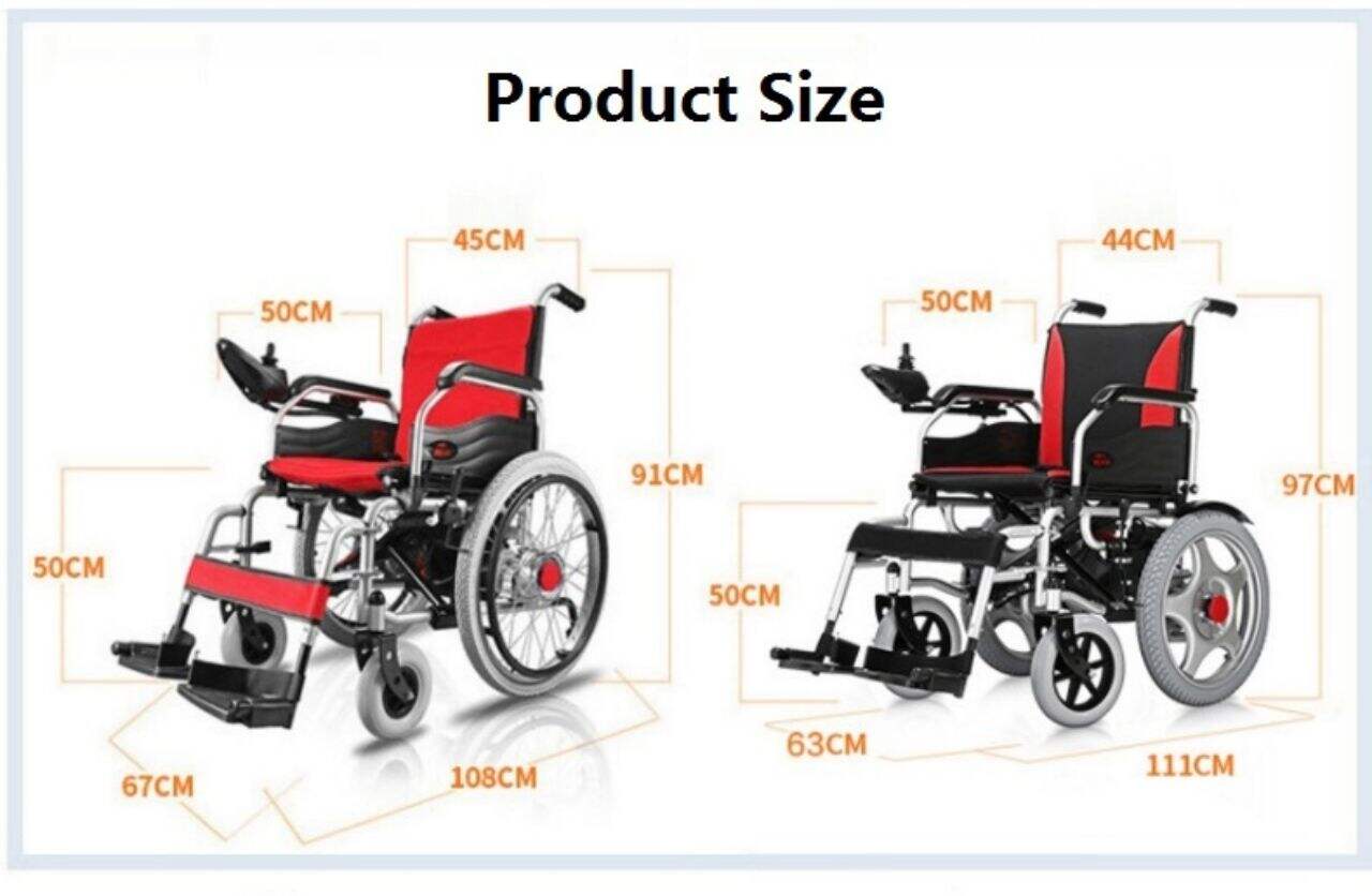 KSM-502 24inch New Arrival Travel Motor Electronic Motorized Folding Battery Operated Power Reviews Electric Wheelchair Sales details