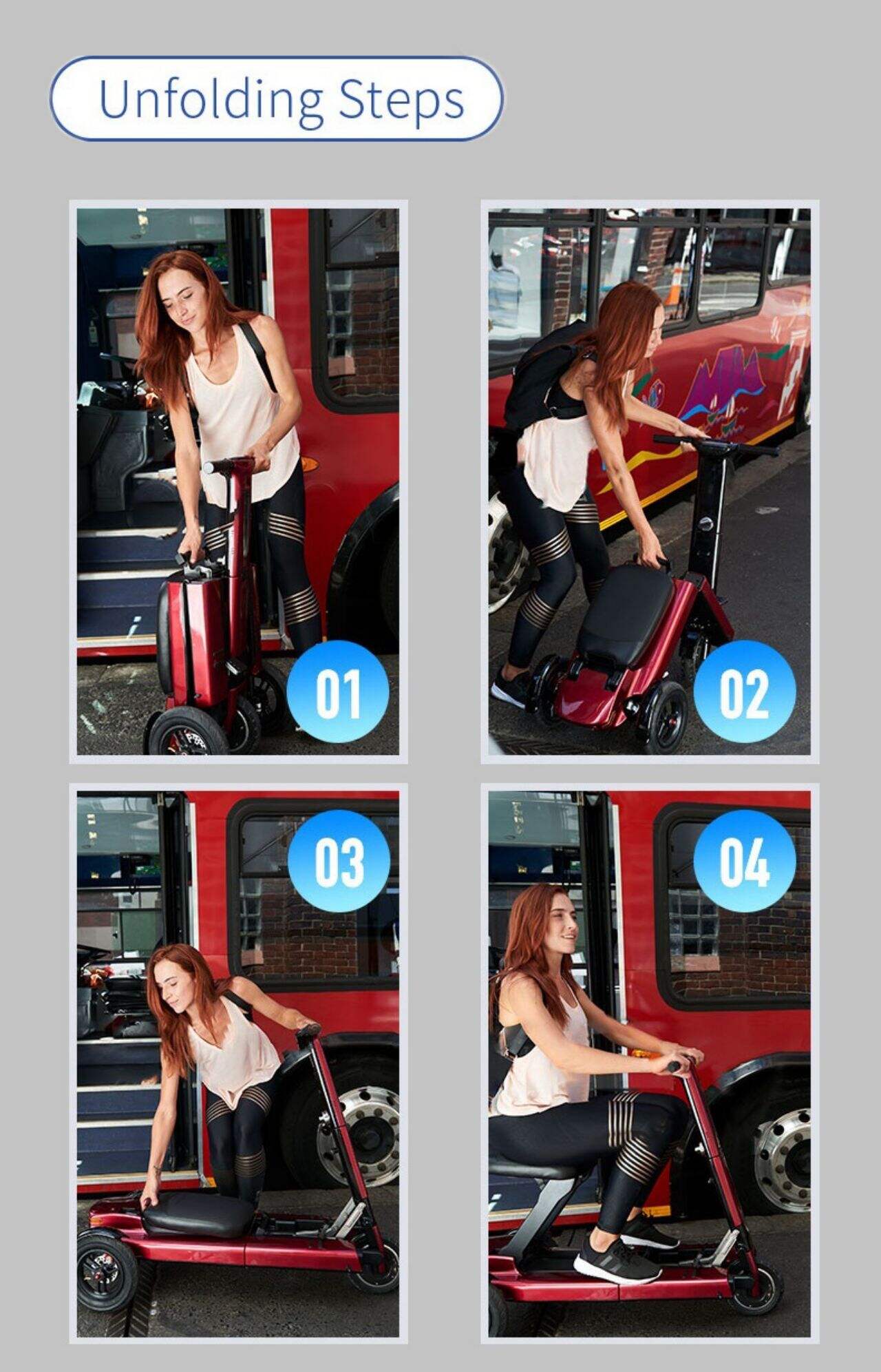 KSM-908 Smart Factory Price Foldable Handicapped Mobility Handicap Best For Fashion Style Electric Scooter For Elderly details