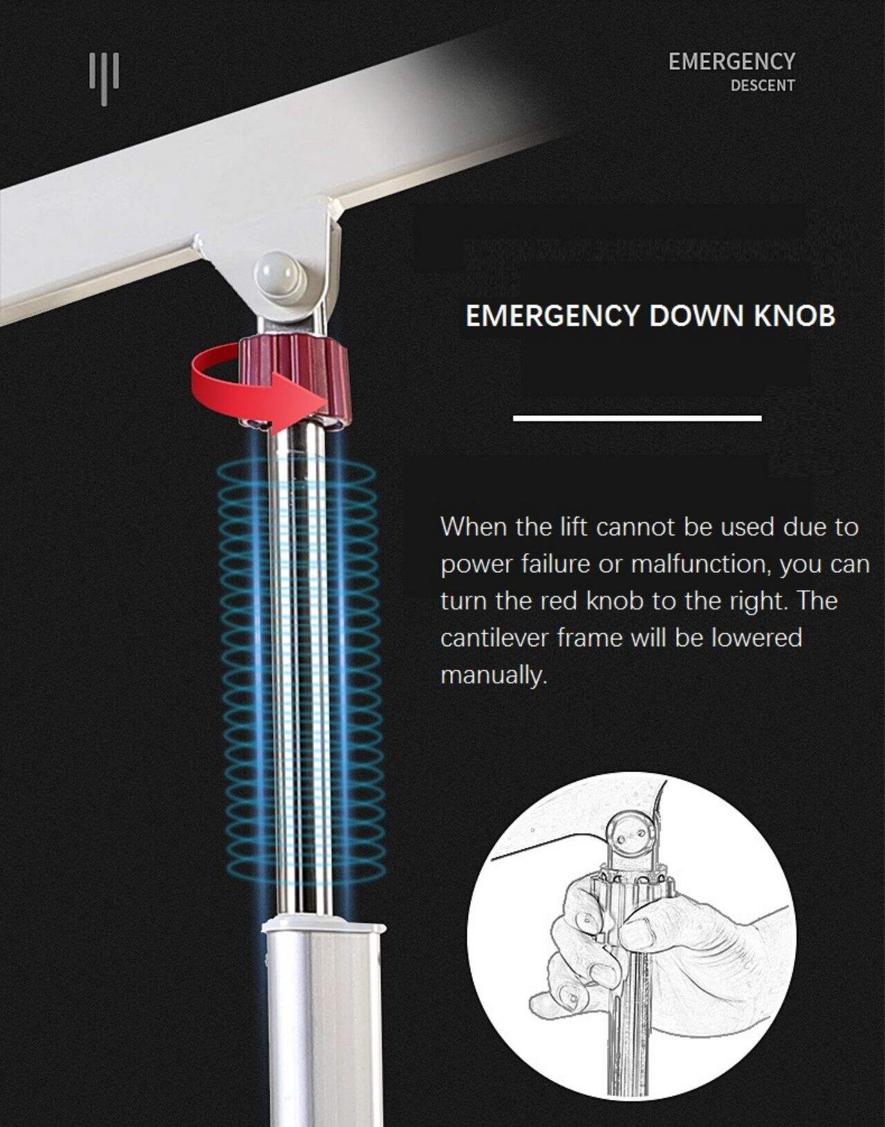 KSM-210 Foldable patient transfer aid lift electric sit to stand patient lift electric lifter motorized Iron or aluminum alloy manufacture