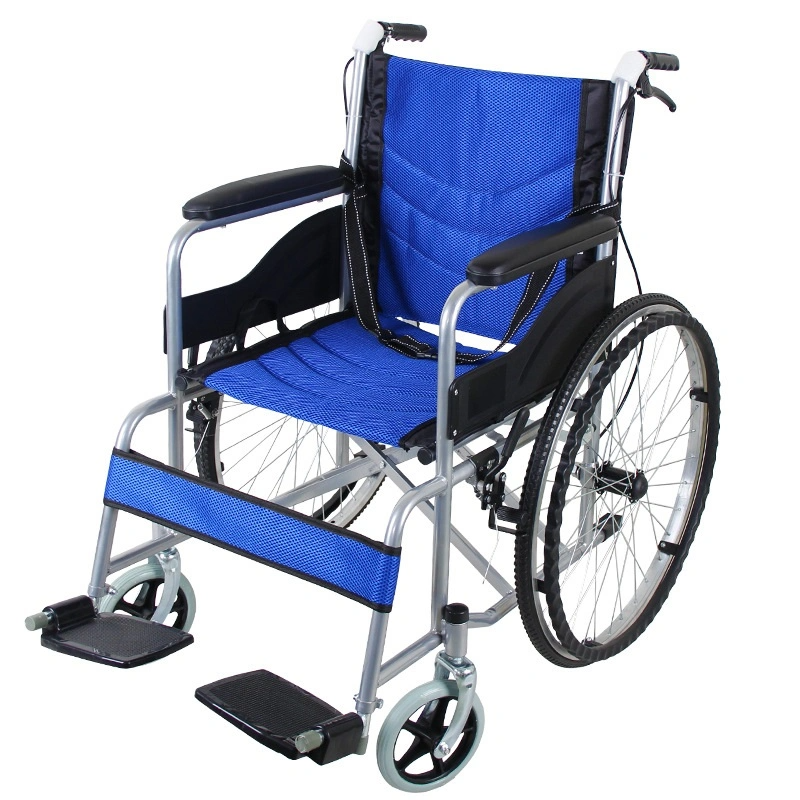 Ksm-202 Medical Home Care Hospital Elderly Foldable Wheel Chair Adjustable Manual Wheelchair