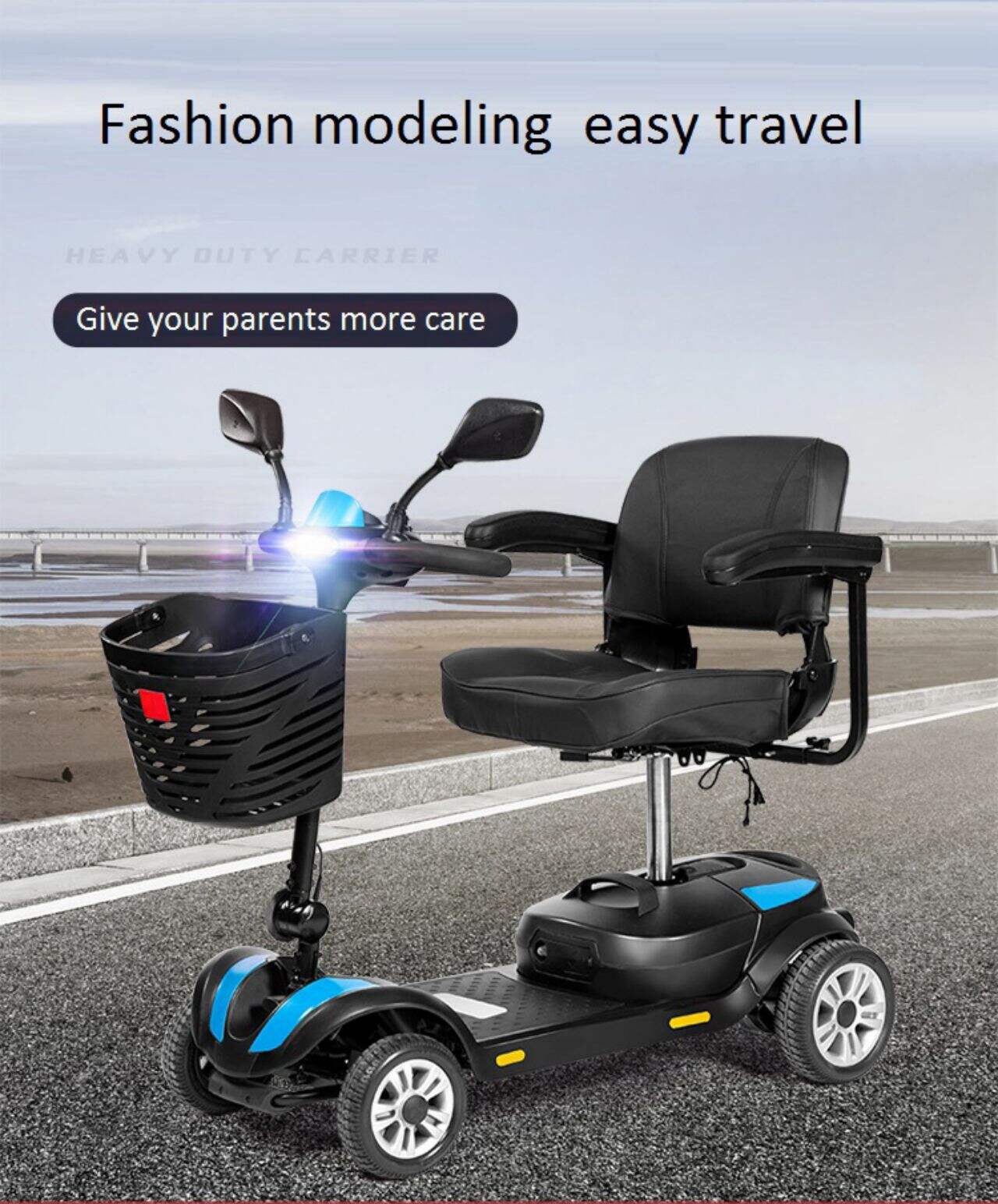 KSM-906 Promotion Wheelchair Mobility 4 Wheel Electric Scooter For Elderly details