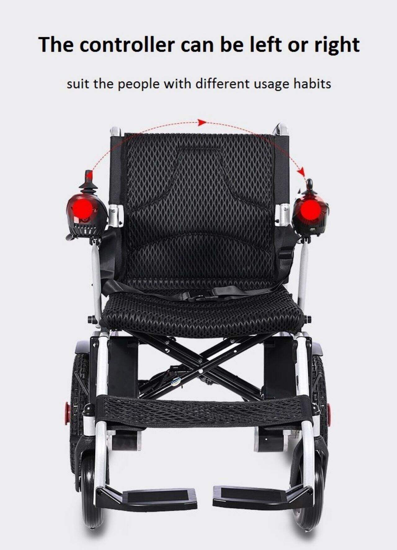 KSM-506 Lightweight foldable electric power folding travel wheelchair with cheaper price factory