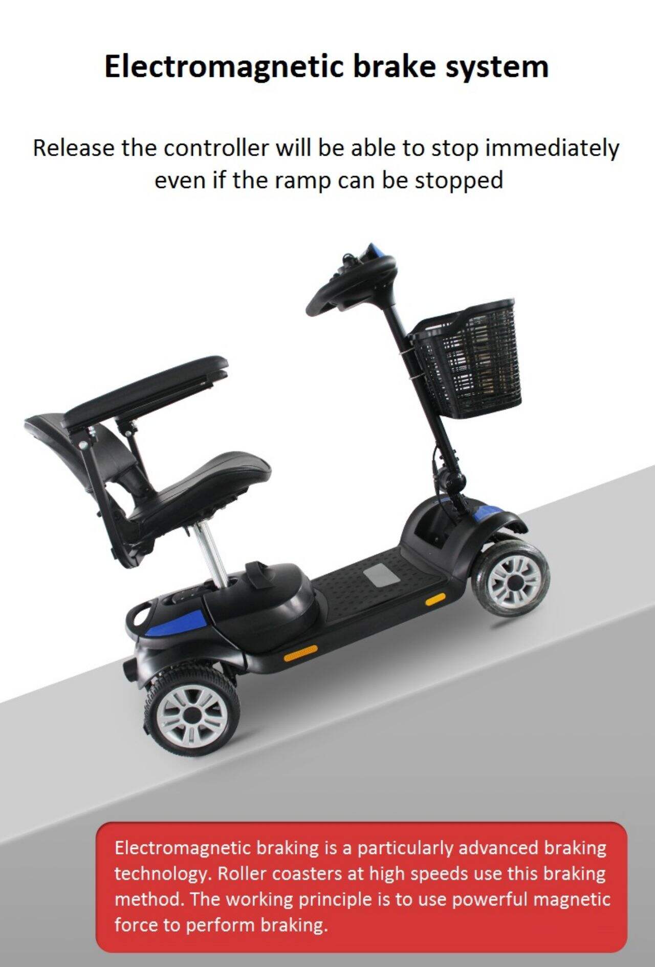 KSM-906 Promotion Wheelchair Mobility 4 Wheel Electric Scooter For Elderly supplier