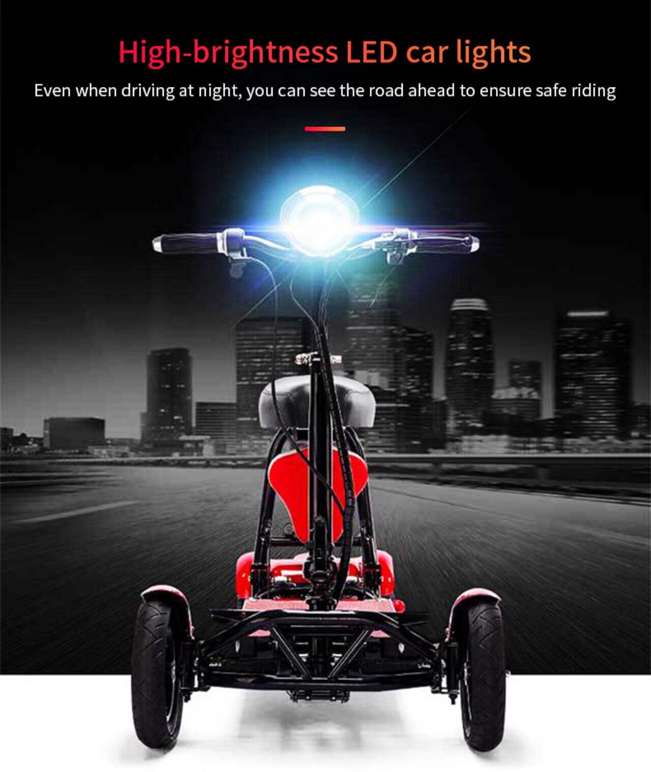 KSM-905A Best selling 4 wheel mobility electric scooters for old people and adult with lithium battery manufacture