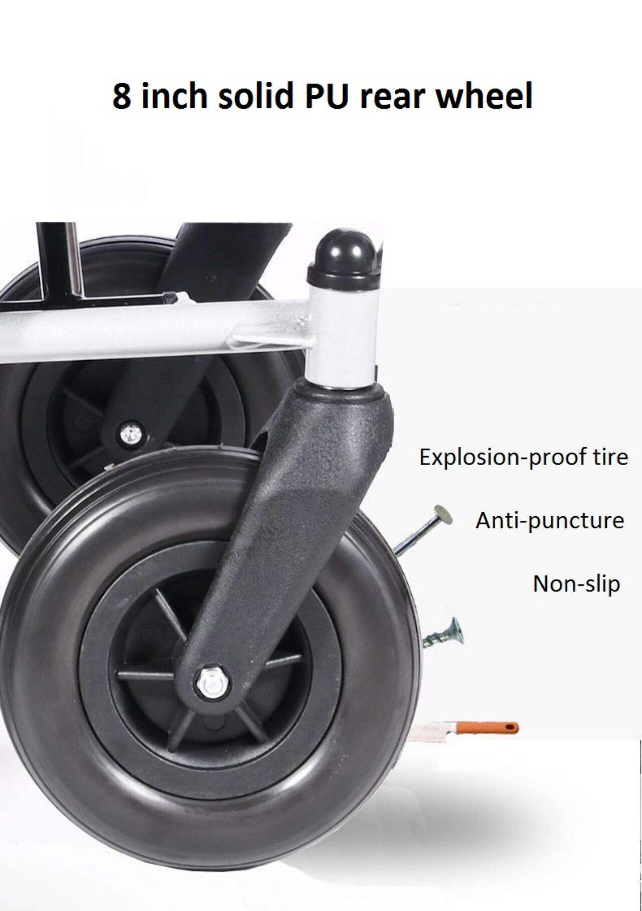 KSM-506 Lightweight foldable electric power folding travel wheelchair with cheaper price manufacture