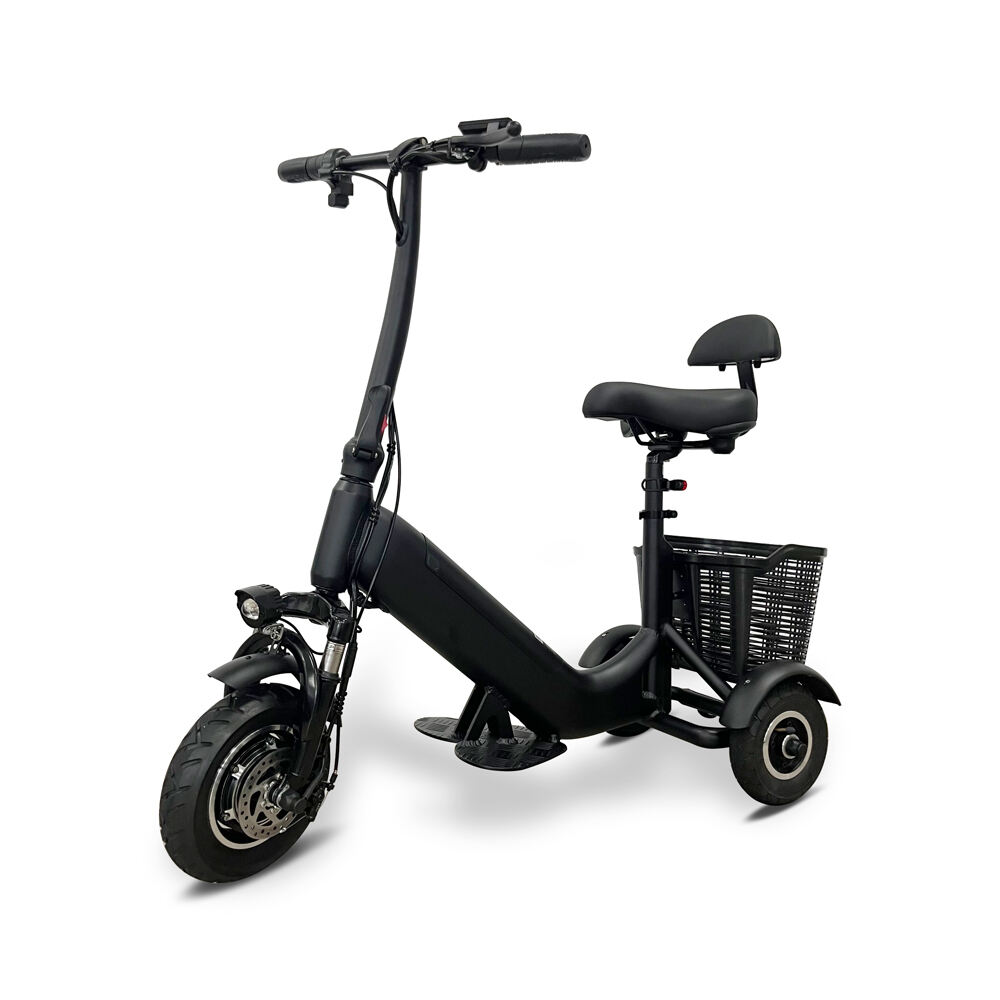 KSM-902 Tricycle Folding Lightweight Mobility Scooter 3 Wheel Tricycles Portable Mobility Scooter for Elderly