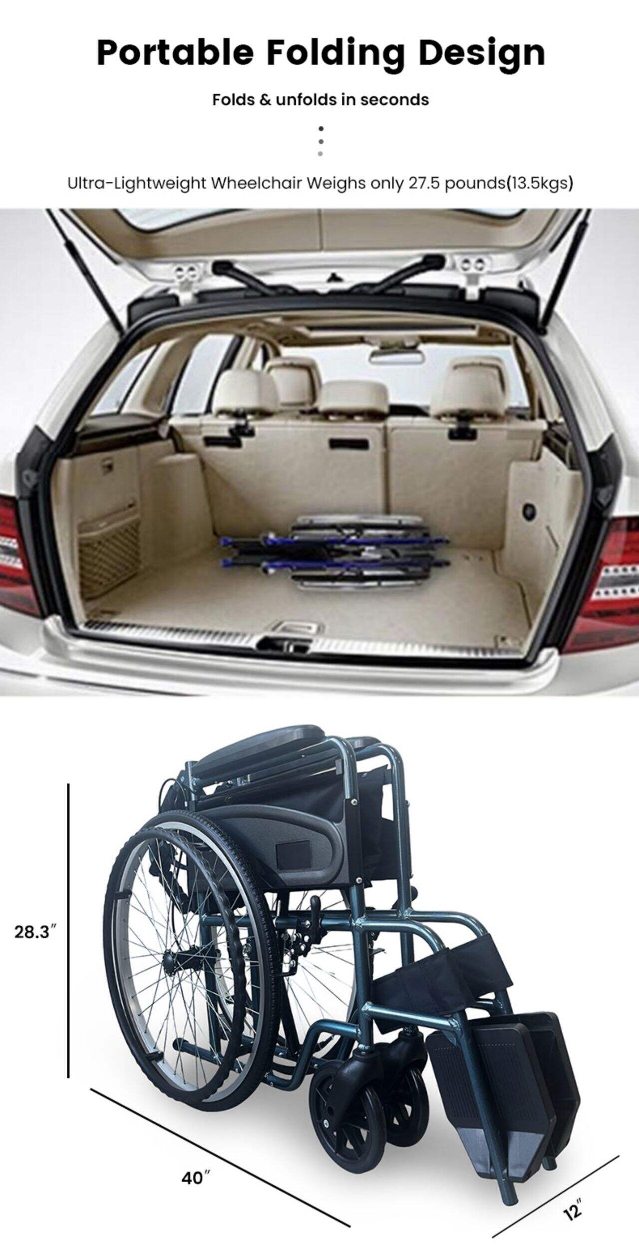 KSM-203Plus Sports and Leisure Wheelchairs for Adults Transport Wheelchair Lightweight Aluminum Alloy Portable Manual WheelChair supplier