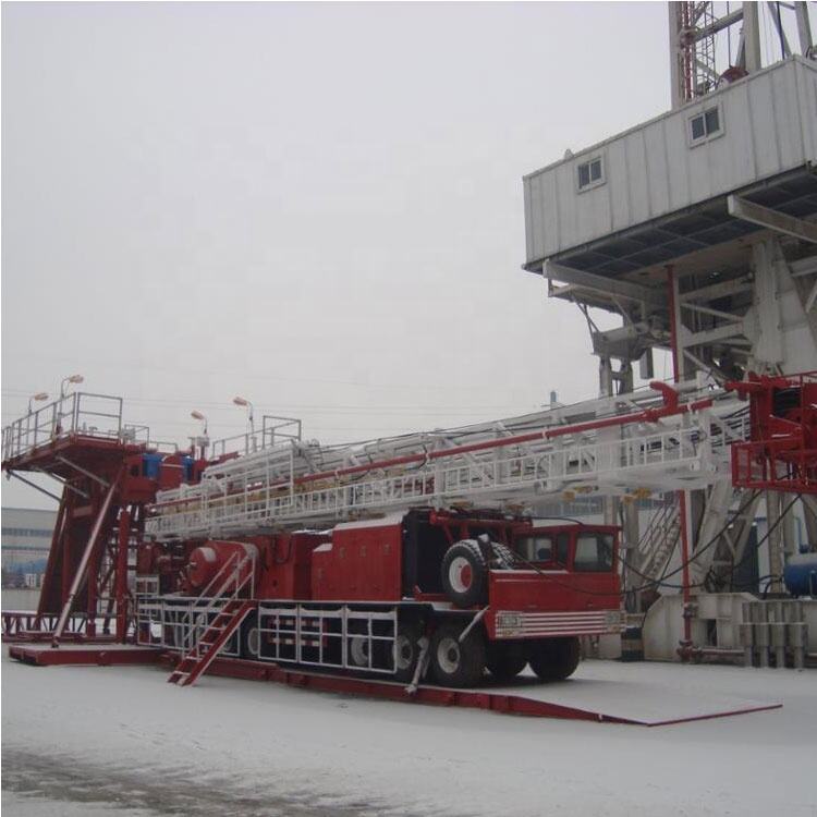 Machinery Drilling Depth 5000m 1500HP Mechanical Skid-Mounted Oil Water Well  Drilling Rig details