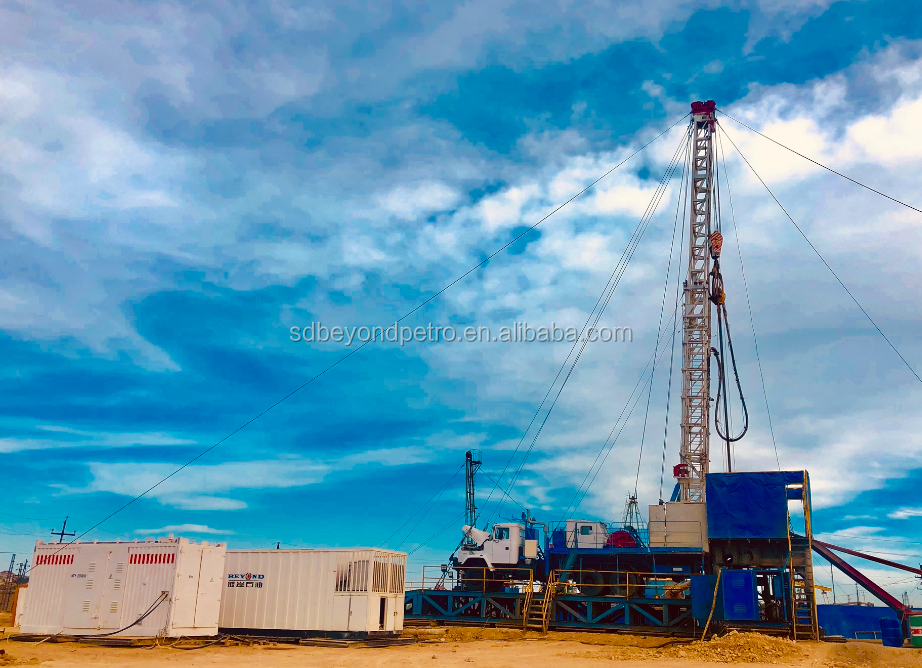 Machinery Drilling Depth 5000m 1500HP Mechanical Skid-Mounted Oil Water Well  Drilling Rig details