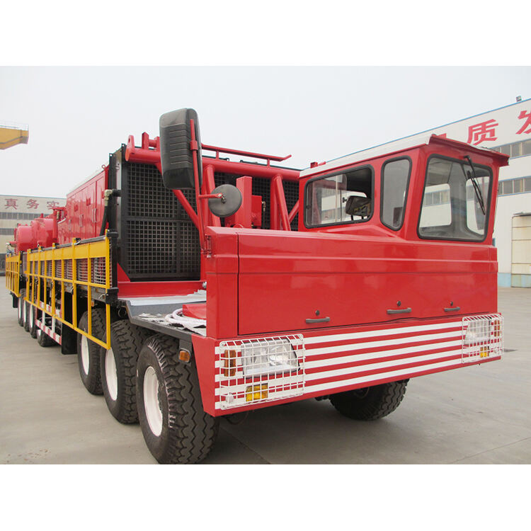 Drilling 1000HP ZJ40 Mechanical Truck-Mounted Oil Water Well  Drilling Rig ZJ-40 factory