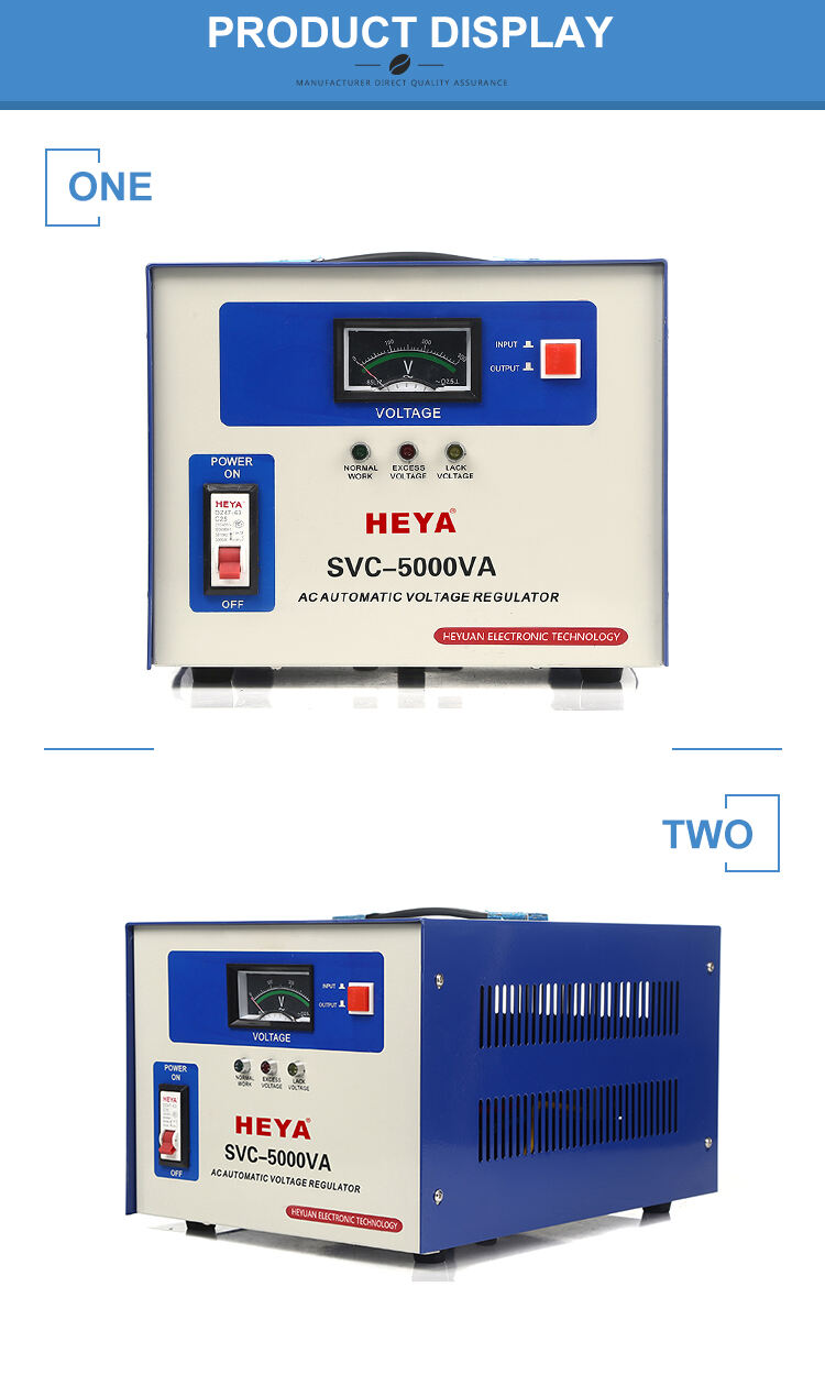 5000W SVC Servo Motor Automatic Voltage Regulator Stabilizers 220V 110V Single Phase for Voltage Protection manufacture