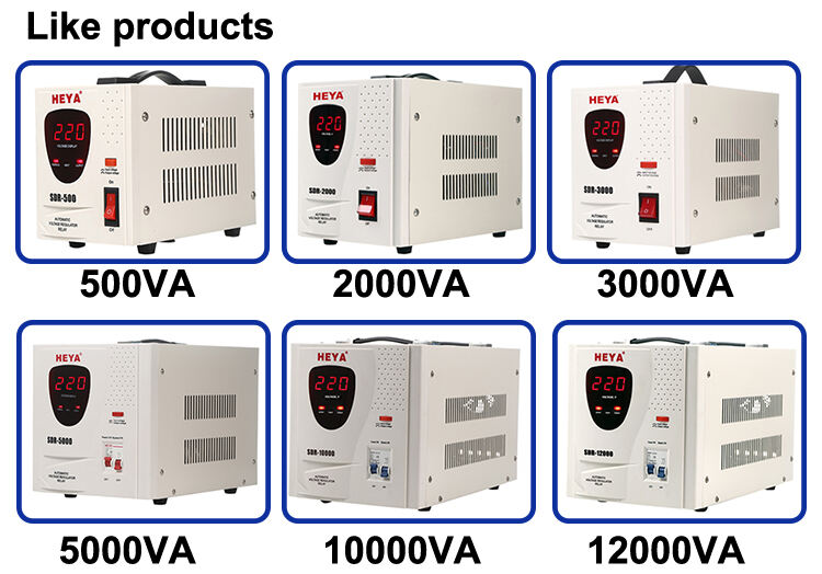 SDR 500VA relay electronic AC over under voltage protector voltage regulator regulateur convertidor de voltaje manufacture