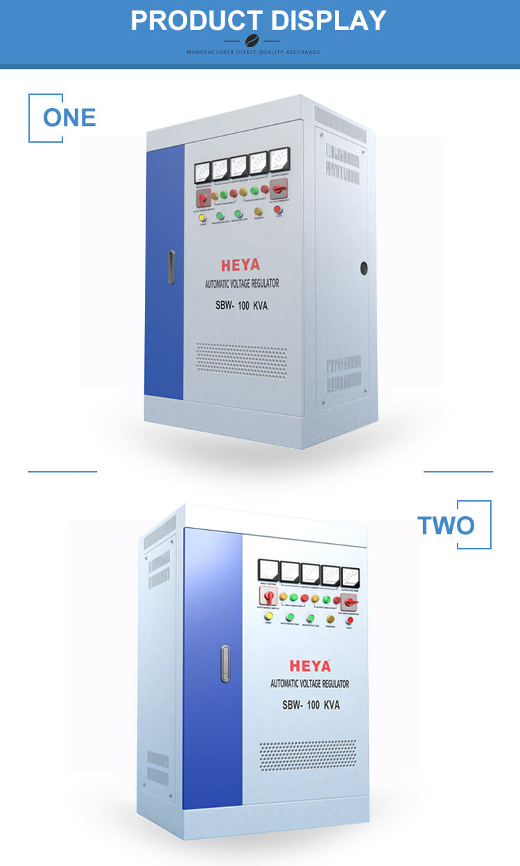 SBW 3-Phase Automatic Voltage Regulator/ Stabilizer 150KVA Industrial SVC Power Compensated SBW-50KVA AC Current Type factory