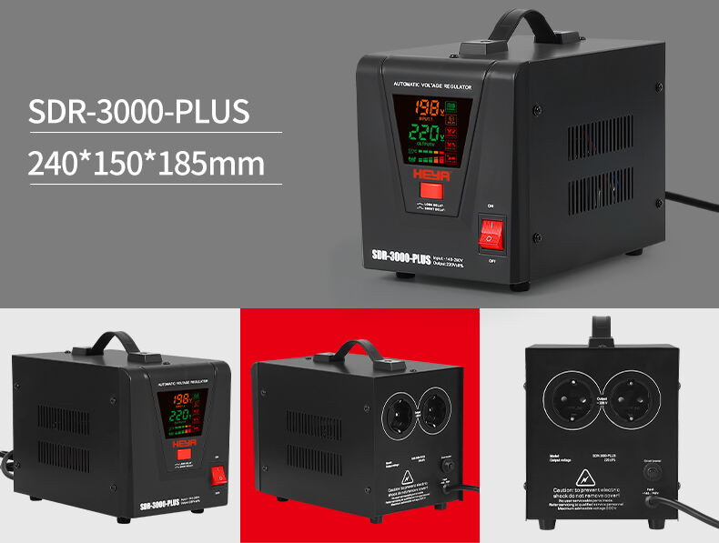 3000VA AVR Automatic Voltage Regulators Stabilizers Single Phase 100-270V Input Range 220V Power LED Display for SVC and SDR details