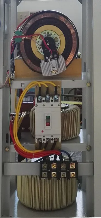 Single Phase 15kVA Automatic Voltage Stabilizer Servo Motor Type Refrigerator Regulator for SVC Use manufacture