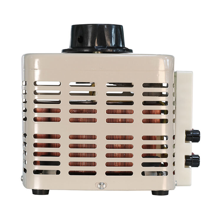 TDGC AC adjustable voltage regulator 500va-30kva / 220V single-phase voltage regulator supplier