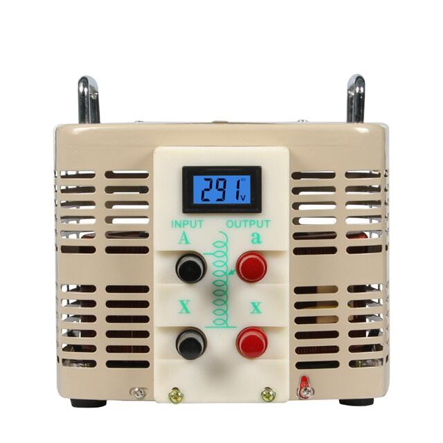 0.5KVA Contact Voltage Regulator Single-phase AC Voltage Regulator Self-coupling Single Phase 220V Analogue/meter of Digital LED factory