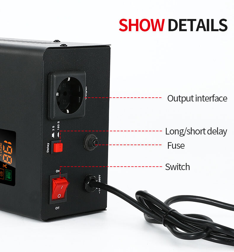 VPI MRB80-2000VA Relay Type Automatic Voltage Regulator Single Phase AC with 220V Output for Service Use details