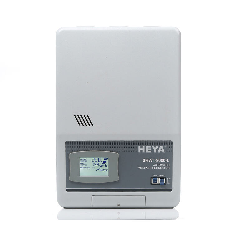 Hot SRWII-9000-L Single Phase Relay Controlled Wall Type LED display Automatic AC Voltage Regulator supplier