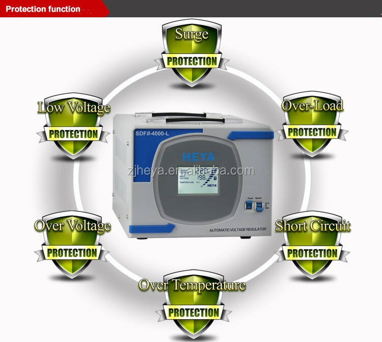 Factory direct sales servo type intelliigent LCD display SDF-II-10000-L full automatic AC voltage regulator factory