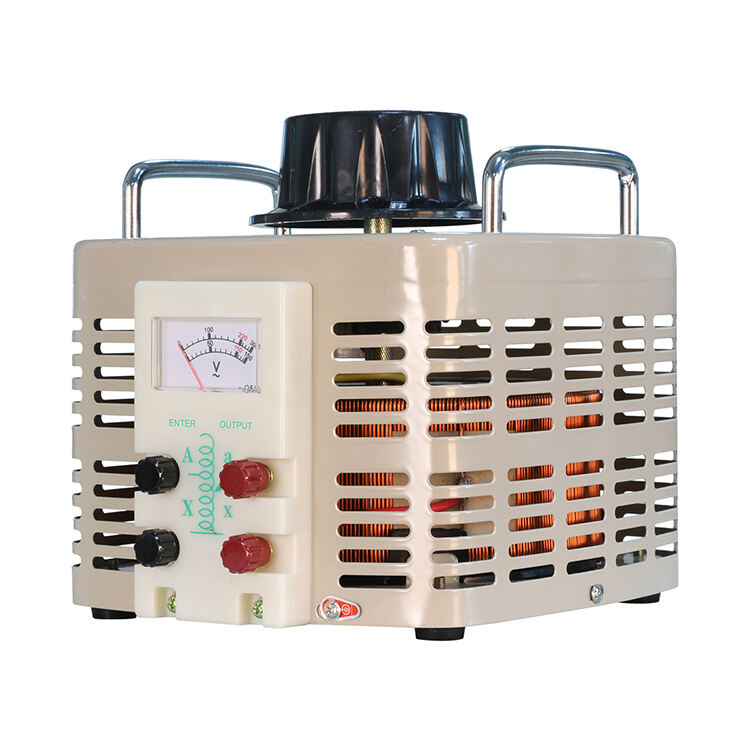 TDGC AC adjustable voltage regulator 500va-30kva / 220V single-phase voltage regulator factory